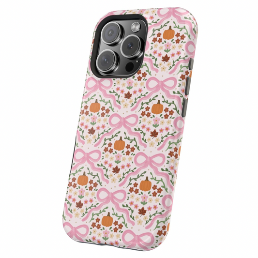 Pink Harvest Phone Case | Magnetic Compatible, Dual Layer Protection