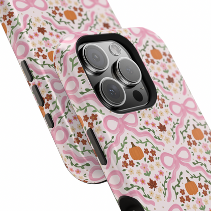 Pink Harvest Phone Case | Magnetic Compatible, Dual Layer Protection
