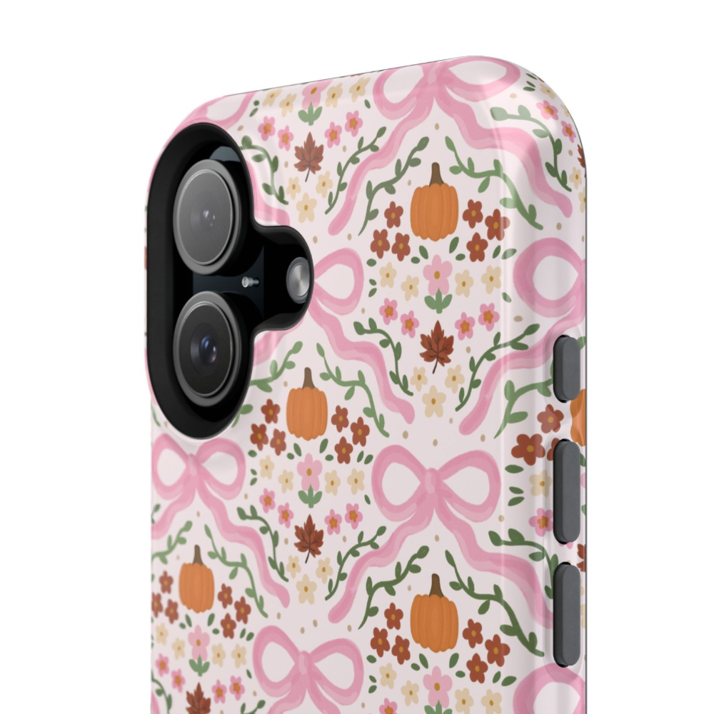 Pink Harvest Phone Case | Magnetic Compatible, Dual Layer Protection