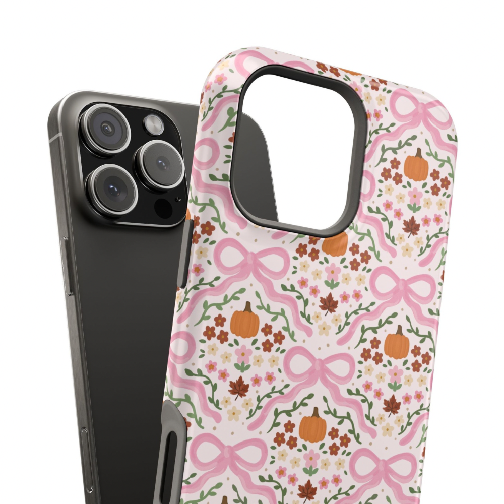 Pink Harvest Phone Case | Magnetic Compatible, Dual Layer Protection