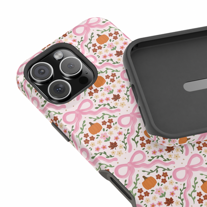 Pink Harvest Phone Case | Magnetic Compatible, Dual Layer Protection