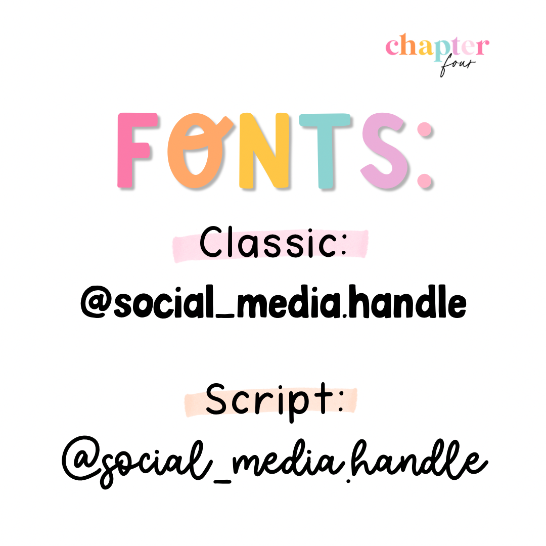 Custom Social Media Handle Sticker