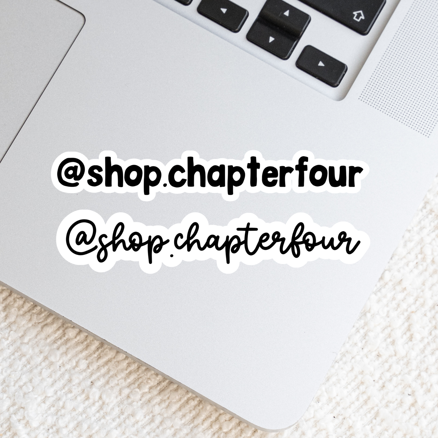 Custom Social Media Handle Sticker