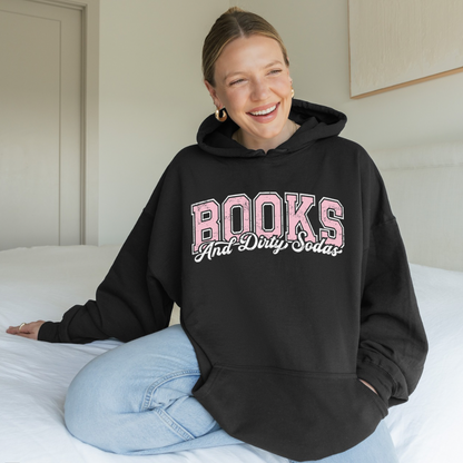 Books And Dirty Soda Hoodie | Cozy Reader Essential