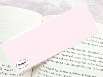 Reading + Social Battery Bookmark