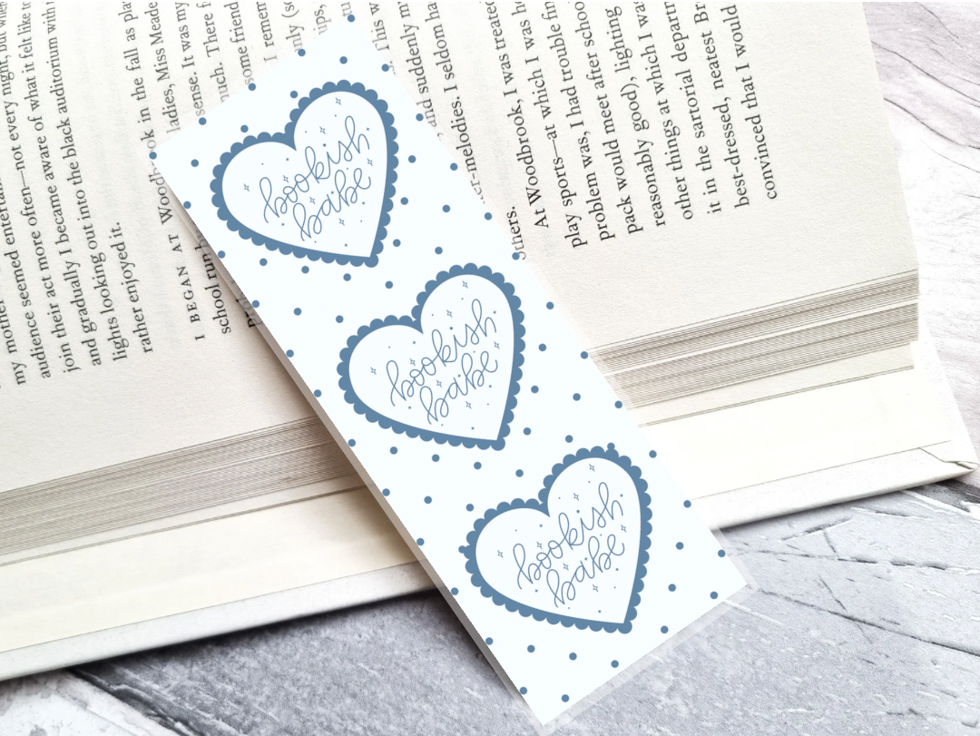Bookish Babe Hearts Bookmark