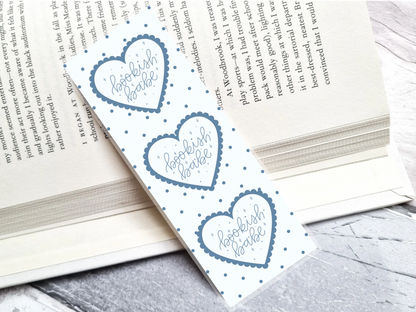Bookish Babe Hearts Bookmark