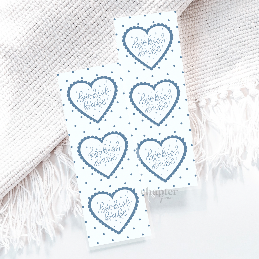Bookish Babe Hearts Bookmark