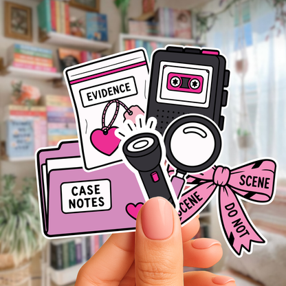 True Crime Girlie Sticker Pack