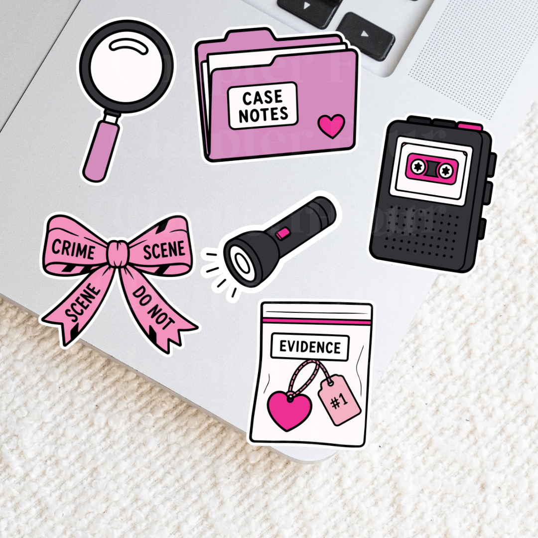 True Crime Girlie Sticker Pack