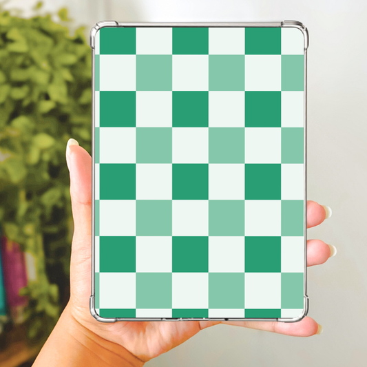 Green Checkers E-Reader Insert