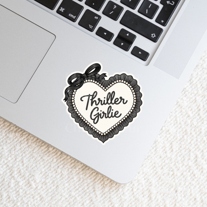 Thriller Girlie Heart Sticker
