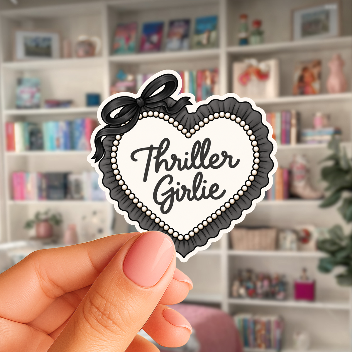 Thriller Girlie Heart Sticker