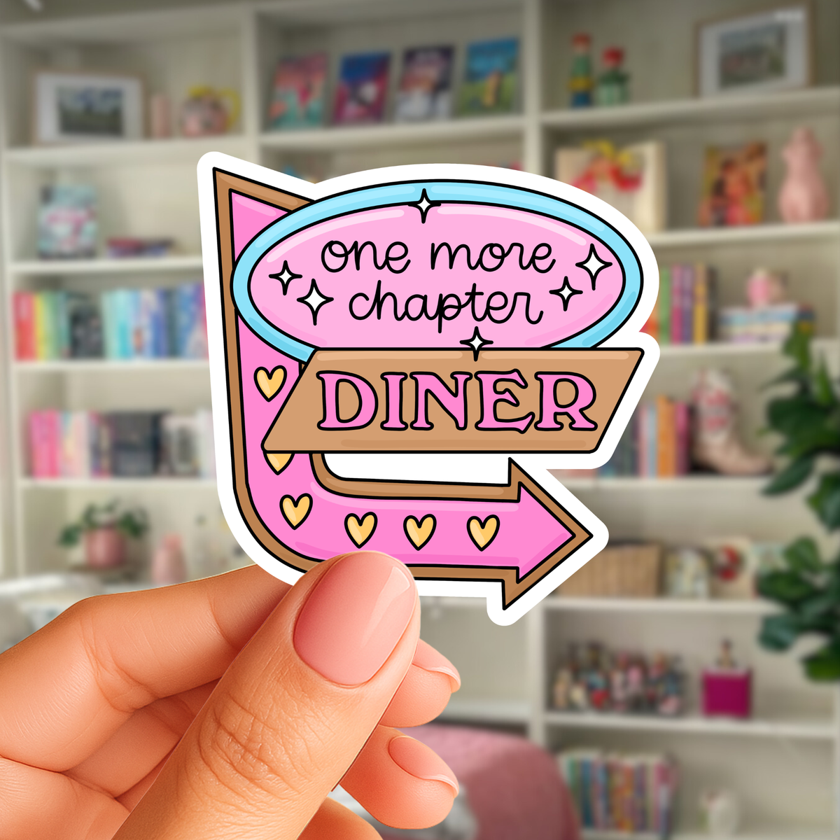 One More Chapter Diner Sticker