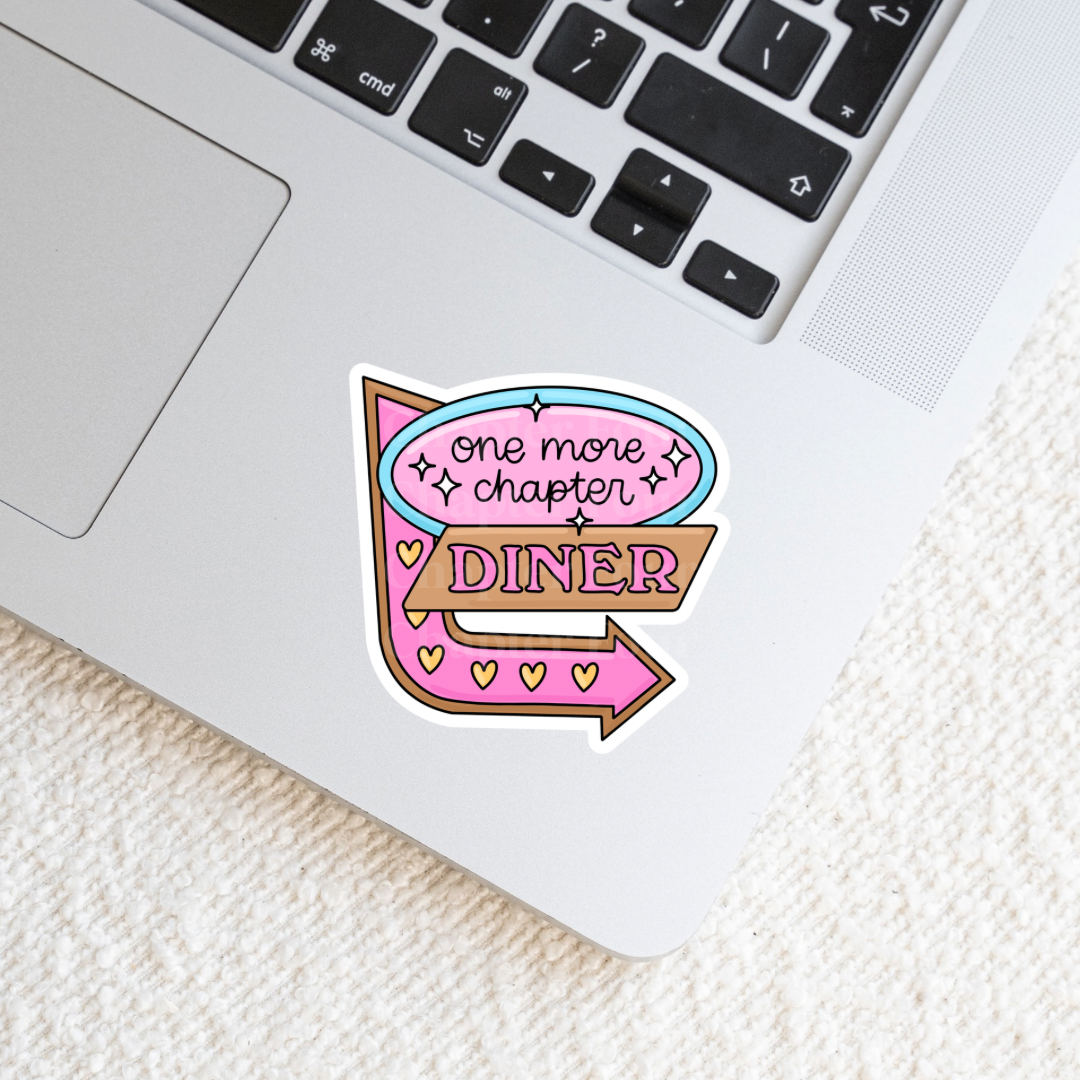 One More Chapter Diner Sticker