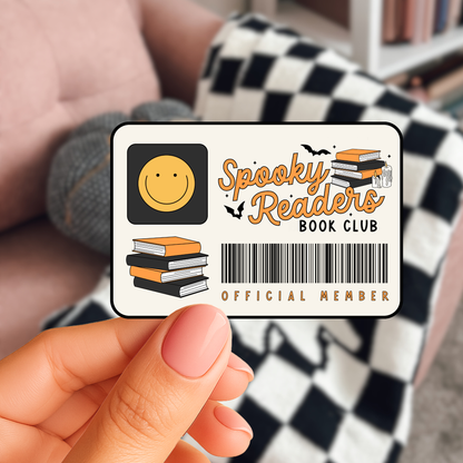 Spooky Reader Book Club Sticker