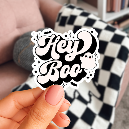 Hey Boo Sticker