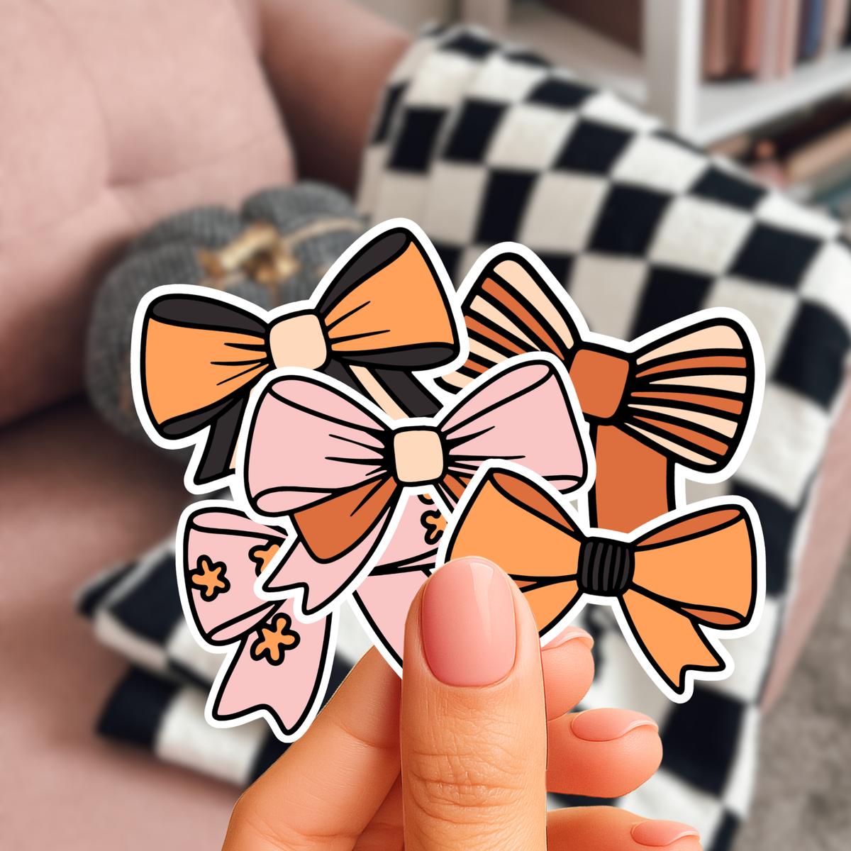 Haunted Bow Club | 5 Pack 2” Sticker Set | Cute Halloween Stickers