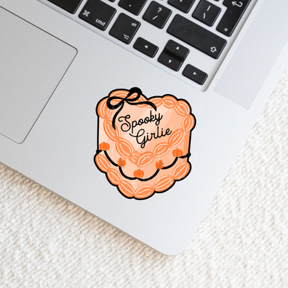 Spooky Girlie Cake Sticker