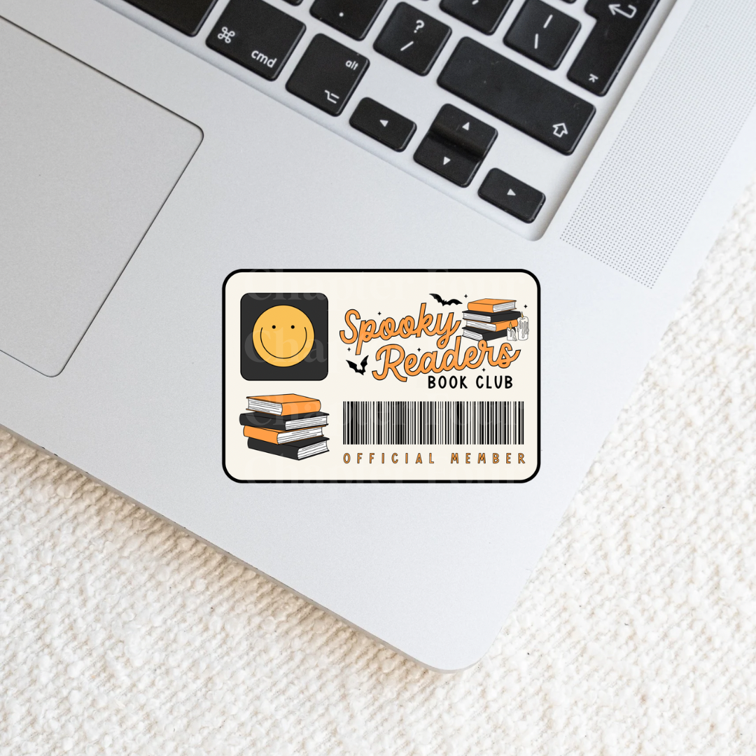 Spooky Reader Book Club Sticker