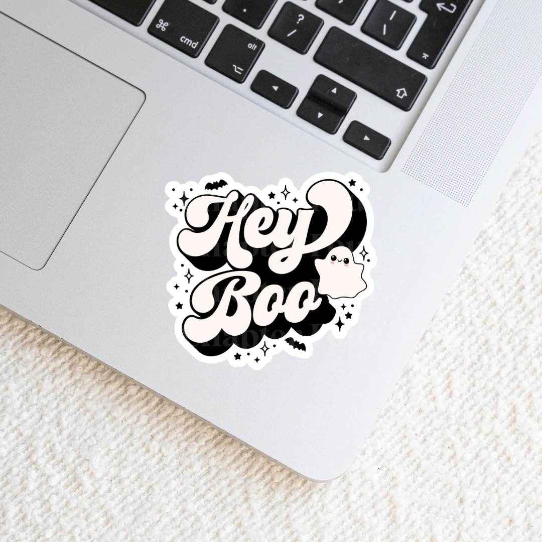 Hey Boo Sticker