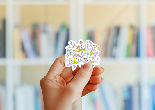 Merry & Bright Sticker