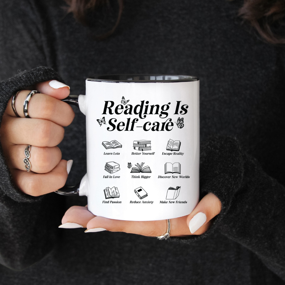 Reading Is Self-care Mug - 11.8oz