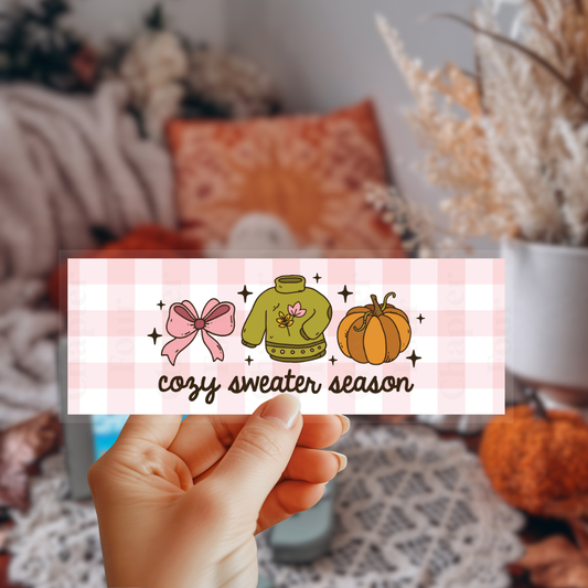 Cozy Sweater Season Bookmark