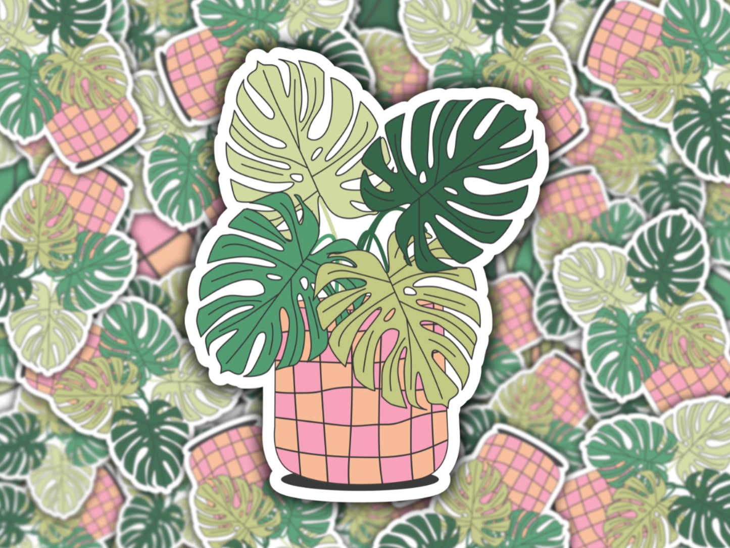 Monstera Plant Sticker