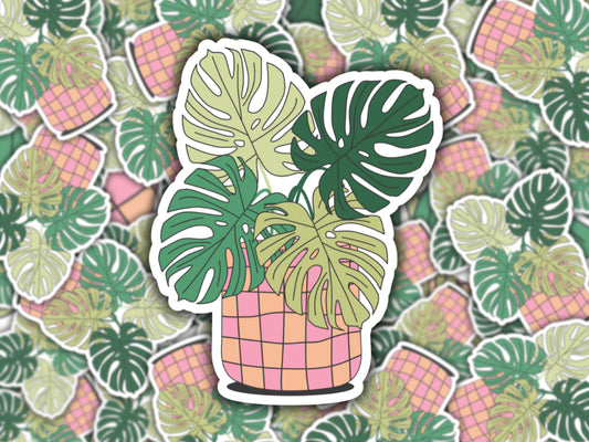 Monstera Plant Sticker