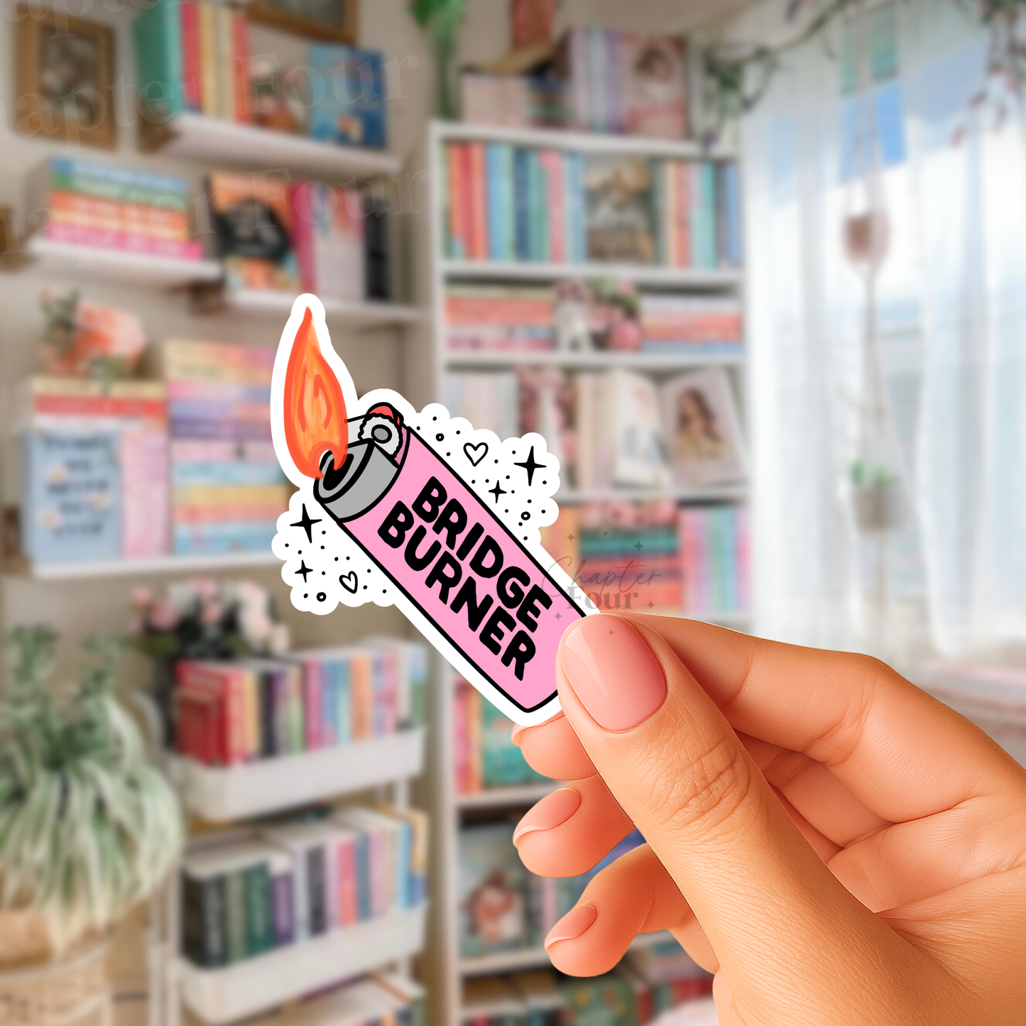 Bridge Burner Lighter Sticker