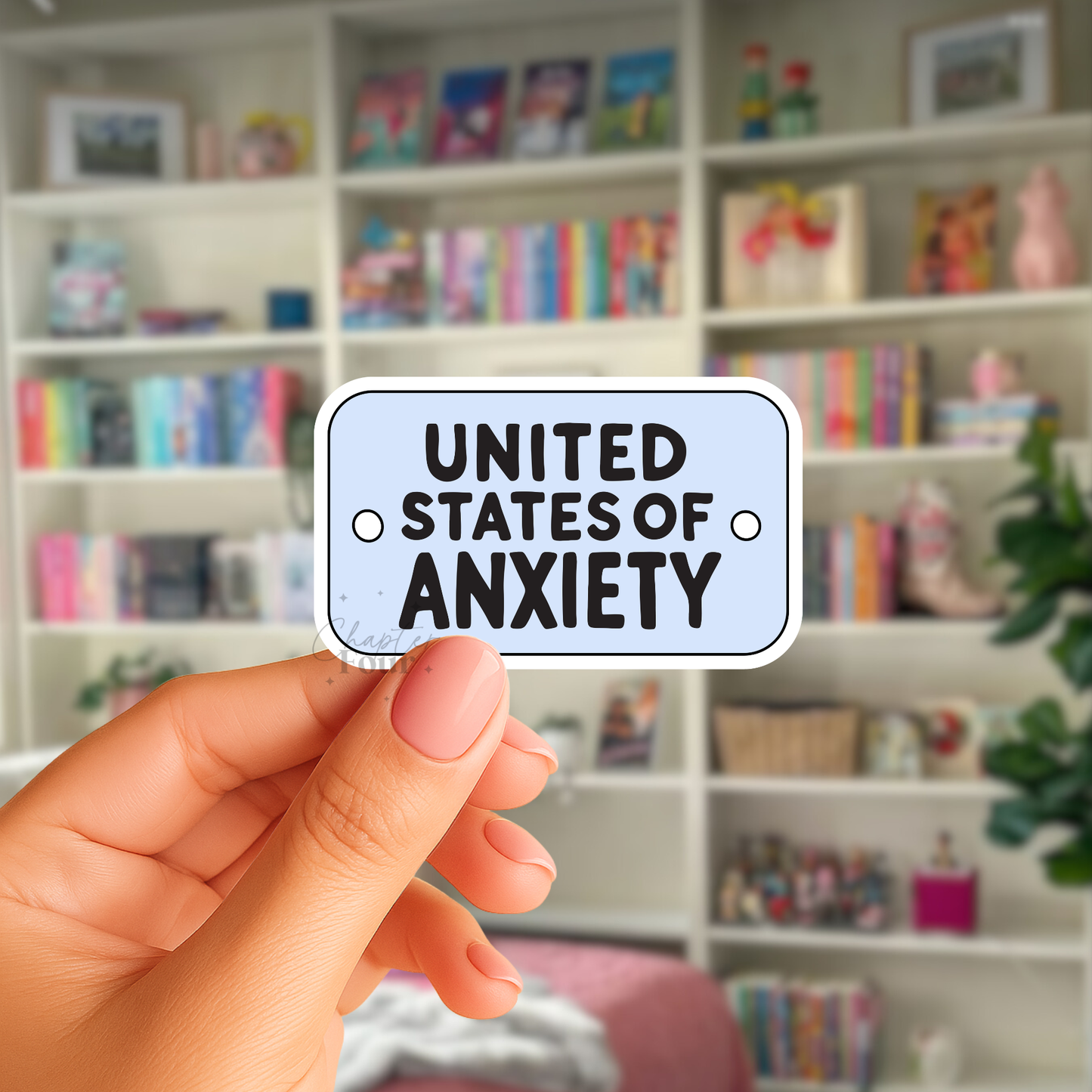 US of Anxiety Sticker