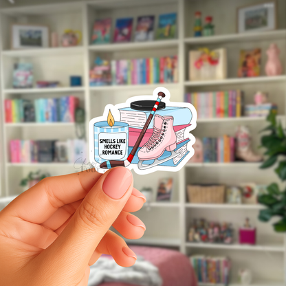 Smells Like Hockey Romance Sticker