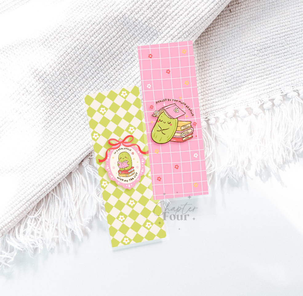 Bookish Pickles Bookmark Set