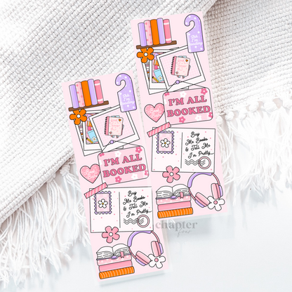 I'm All Booked Bookmark