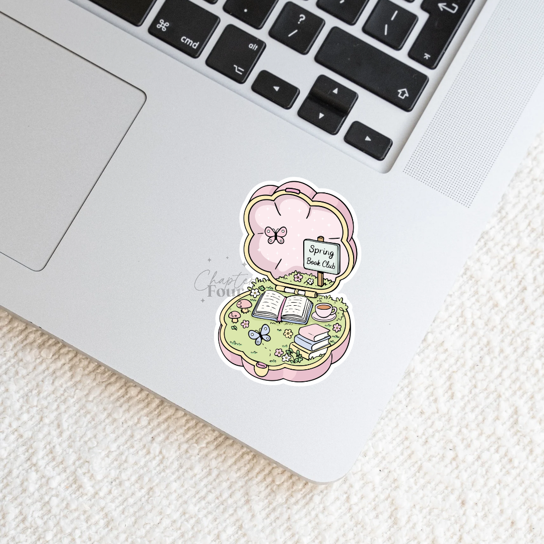 Spring Book Club Mini World Sticker