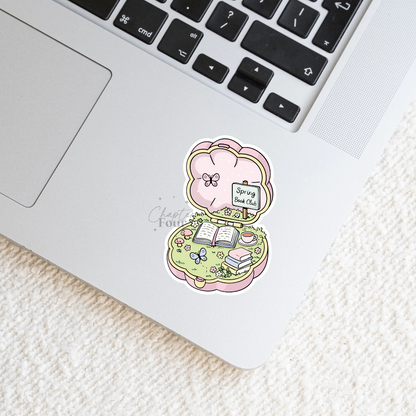 Spring Book Club Mini World Sticker