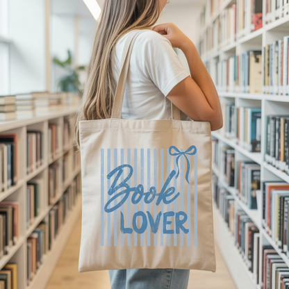 Coquette Book Lover Tote Bag