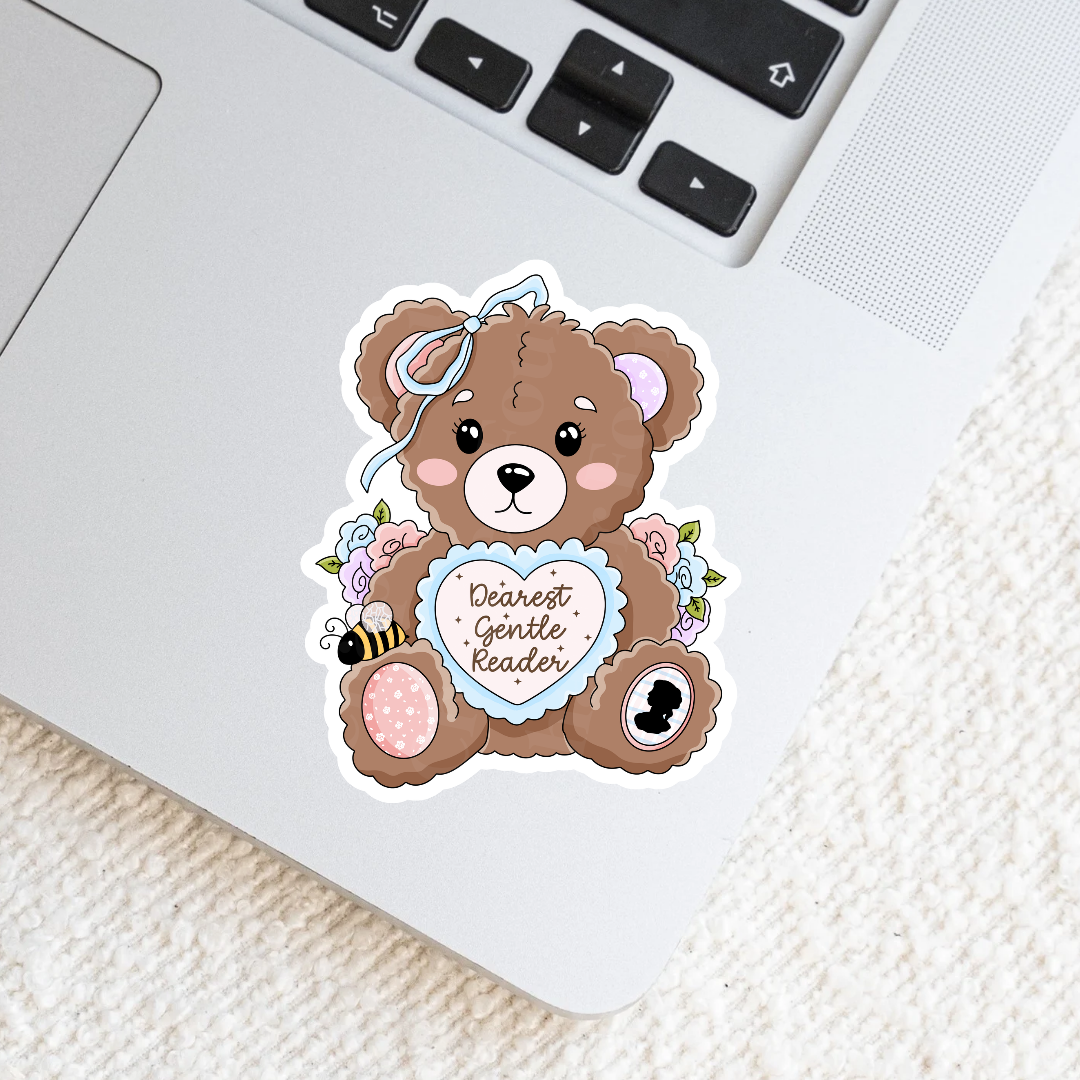 Historical Romance Teddy Sticker