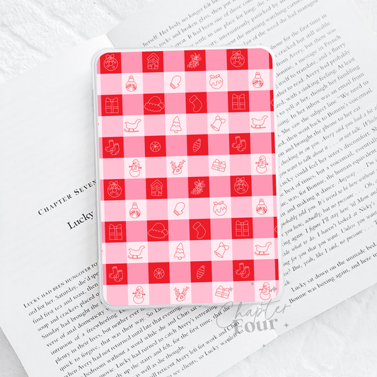Christmas Checker E-Reader Insert