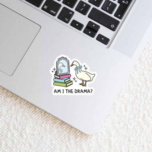 Am I The Drama Duck Sticker
