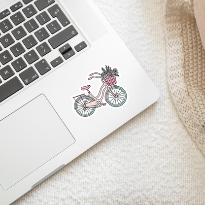 Spring Bicycle Sticker
