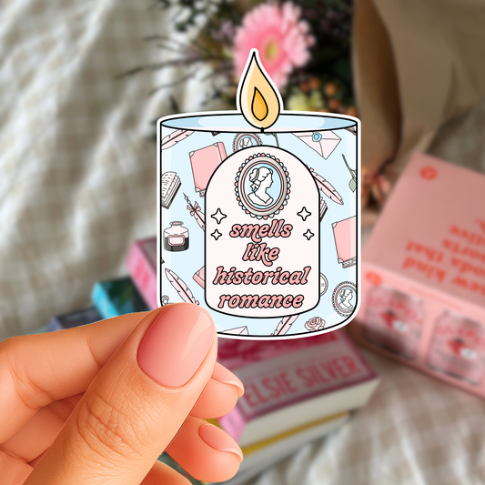 Smells Like Historical Romance Candle Sticker