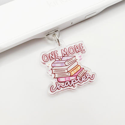 One More Chapter Dust Plug Charm
