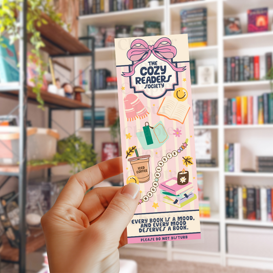 The Cozy Readers Society Bookmark