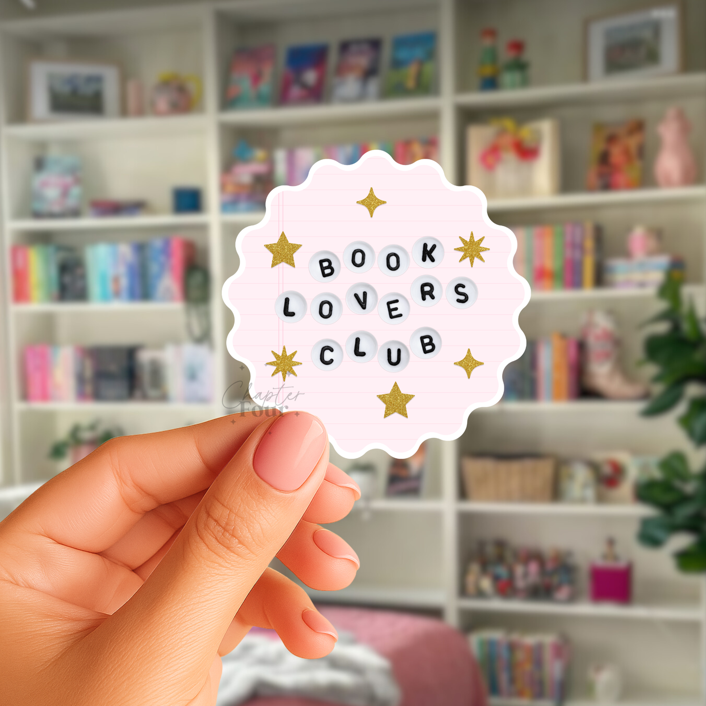Book Lovers Club Sticker