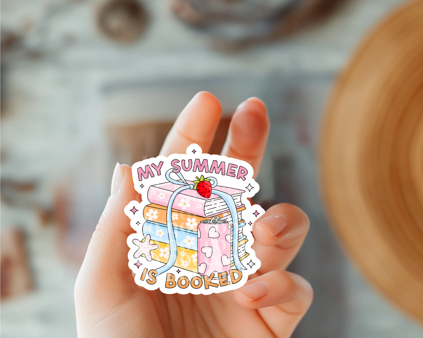 My Summer Is Booked Sticker