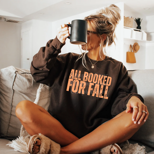 All Booked For Fall Crewneck