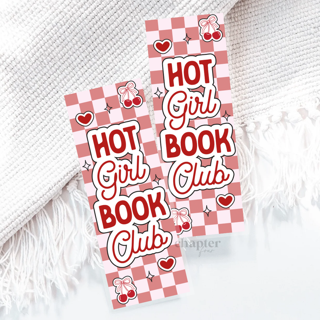 Hot Girl Book Club Bookmark