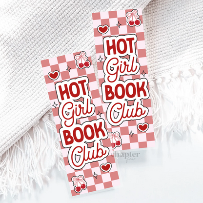 Hot Girl Book Club Bookmark